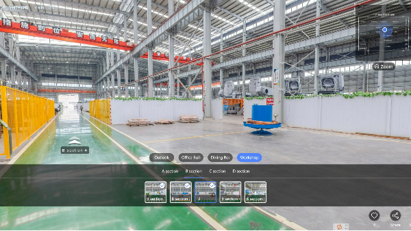 景智行營(yíng)造身臨其境的體驗(yàn)，走進(jìn)工廠VR全景世界